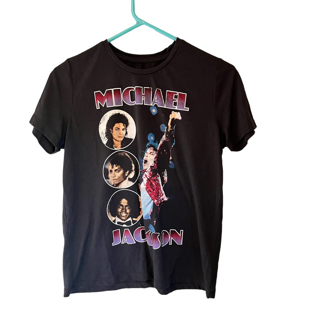 Michael Jackson Tshirt Small Woman Junior Mighty Fine